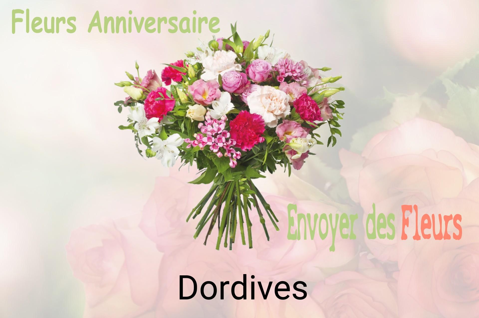 Bouquet de fleurs d’anniversaire livré à Dordives