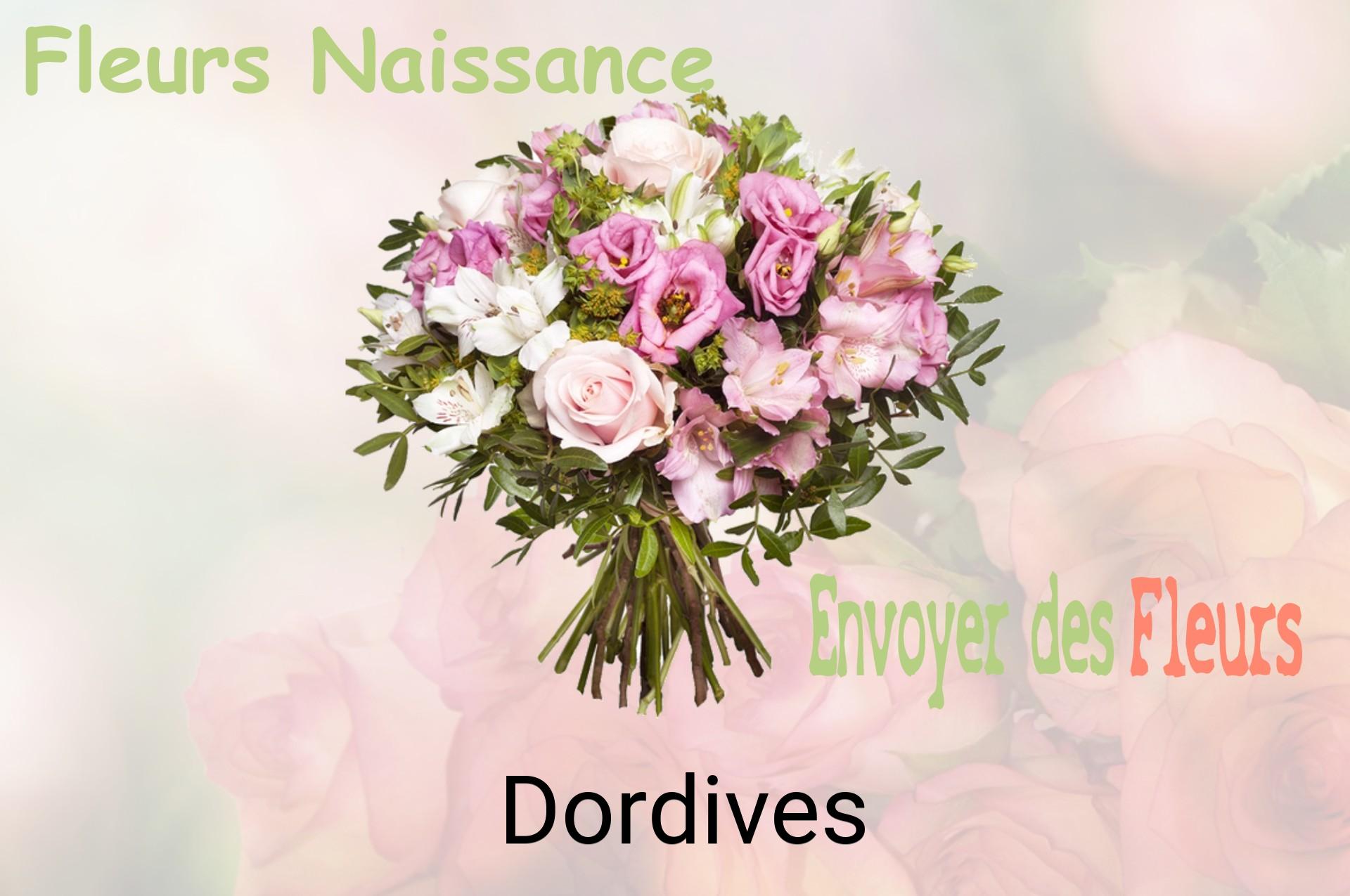 Bouquet de fleurs de naissance livré à Dordives